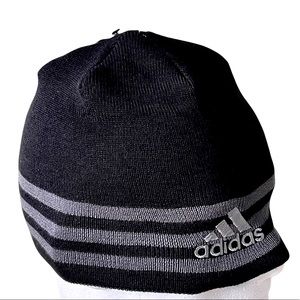 Adidas Men’s Eclipse Reversible Beanie Hat Aeroready Driving Technology Acrylic